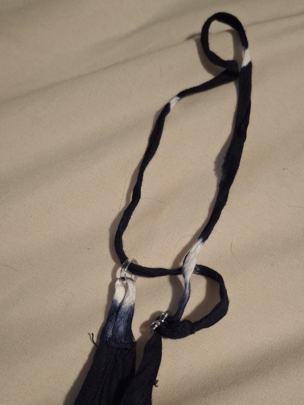 Millinium Navy And White Tie Dye Rayon Maxi Dress - Picture 3 of 6